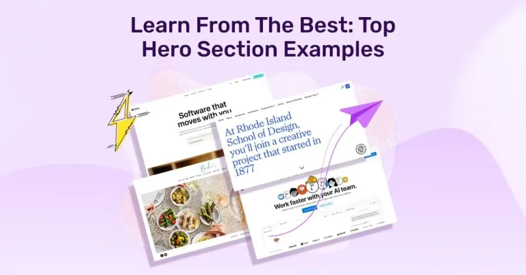 website homepage design with clear headline and call to action that increases conversions