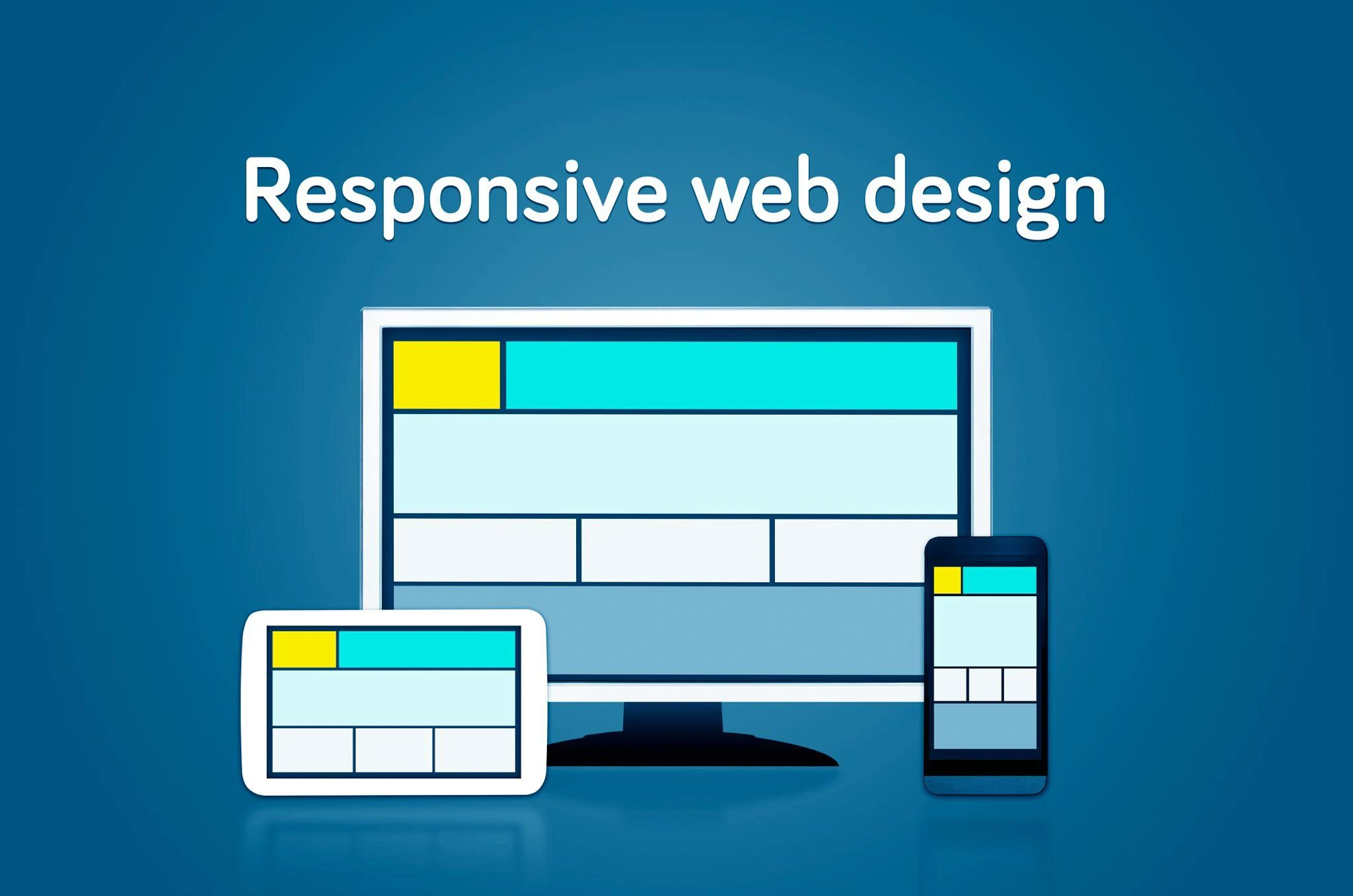 responsive website design adapting to mobile tablet and desktop screens for better usability