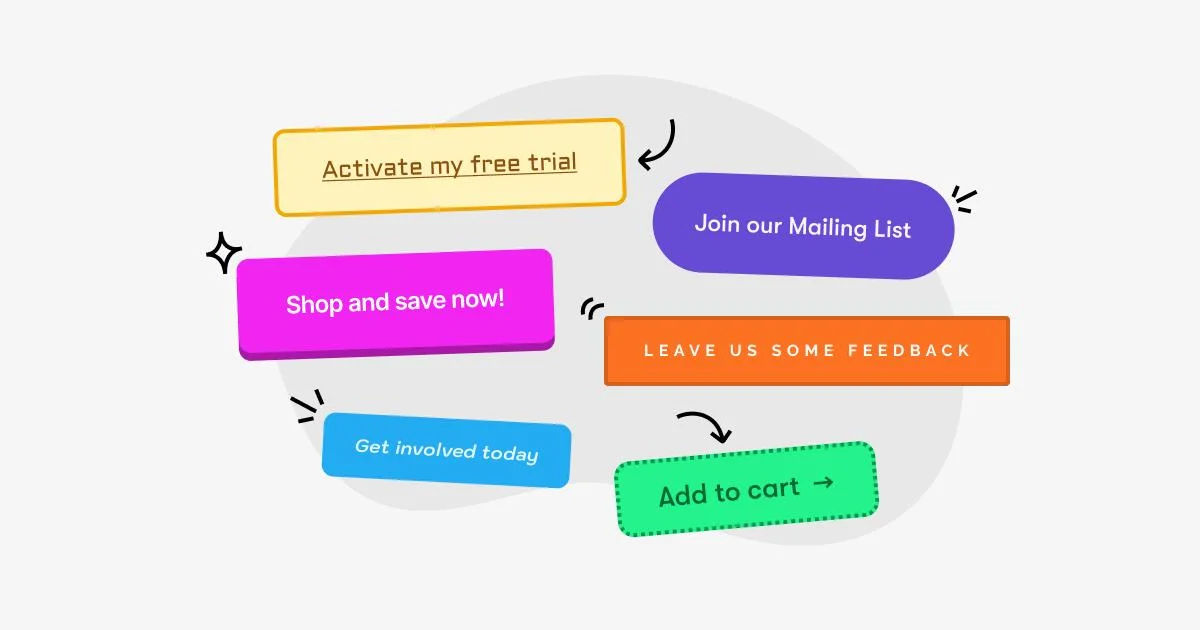 call to action button on website encouraging users to take action like booking or requesting a quote